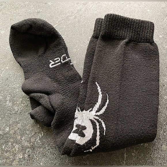 2/$10 - Spyder black activewear / ski socks - Size Small - Picture 3 of 6